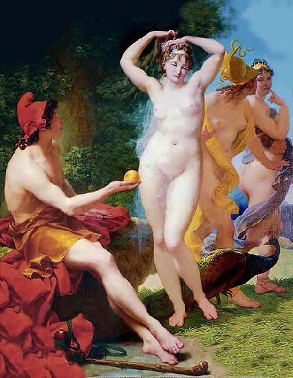 Baron Jean-Baptiste Regnault The judgement of paris Spain oil painting art